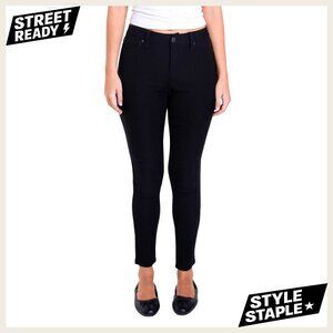 Mid-Rise Skinny Jeans Hyperstretch Work Casual Pants